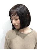ワイドバングボブ