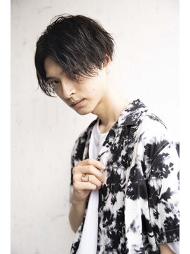 アイヴィ 表参道(IVY) 小久保styleショコラアッシュ束間ショートツーブロックマッシュ