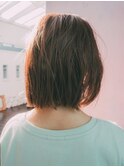 大人ミデイアムボブ