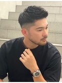 ☆ナチュラルフェードツーブロックフェザーアップ
