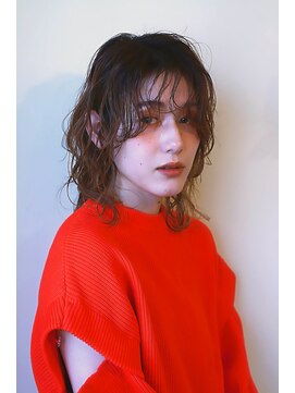 クシュ 所沢東口店(kusyu...) 韓国ヘアー/ボブウルフ/ココアベージュ/黒髪/グレージュカラー