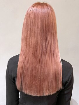 アルバム 渋谷パルコ(ALBUM) ピンクアッシュ_チェリーブラウンフェミニンロング_ba356322