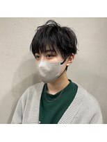ハピネス 王寺店(Happiness) マッシュショート 暗髪カラー ツイスパ 奈良王寺