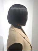 ワンレンミニボブ【水戸/カット/ワンレン/切りっぱなしボブ】