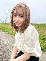 アールイー(Re:)&nbsp;レイヤーカット×ミルクティー