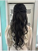 【ロング×ハーフアップ】20代30代40代