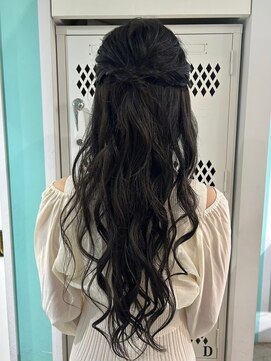 マティーナ ヘアー 池袋(Matina hair) 【ロング×ハーフアップ】20代30代40代