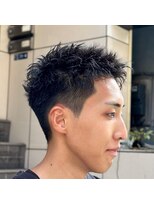 ソフトツイスト　スパイキーショート　短髪