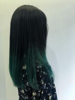 ネオヘアー 曳舟店(NEO Hair)&nbsp;グラデーションカラー/ターコイズグリーン