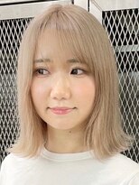 ウィコ 新宿(WICO)&nbsp;ミルキーベージュ[新宿駅/斜めバング/グレージュカラー]