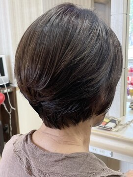 ヘアークリアー 春日部 大人可愛いミセスショートボブ/エラガンス/30代40代50代/春日部