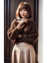 ラクヘアー 六本松店(rak hair) ボリュームを残したふんわりボブ