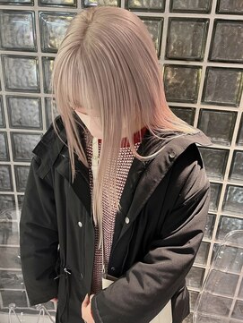 ペレ 梅田(PELE) 前髪/アンブレラカラー/こなれミディ/イメチェン/ウェーブパーマ