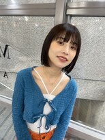 メゾンアクア 表参道(Maison ACQUA)&nbsp;◎切りっぱなしボブ縮毛矯正ミニボブストレートパーマ