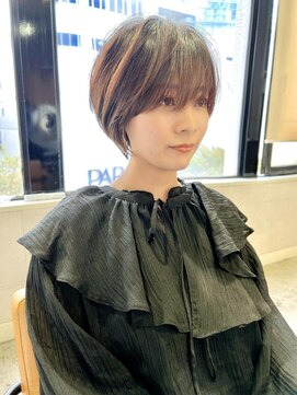 セラ(cella) 小顔ショート/丸みショート/くびれショート/前髪【岡村大介】