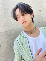 オグジュアリー 表参道(aux.) ツイストスパイラルパーマツーブロックマッシュメンズマッシュ