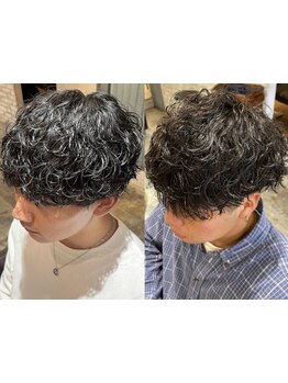【CUT\2500/CUT+眉CUT+ヘッドスパ\5300/CUT+パーマ\8980～】ON/OFFキマるメンズスタイルもお任せ！髪質改善