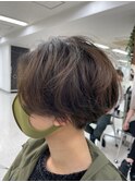 スタイリング時間10秒刈り上げショートボブ