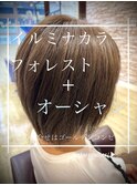 イルミナカラー/フォレスト/オーシャン/ミックスカラー/ボブ