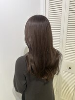 アドラーブル 万代店 (adorable)&nbsp;大人美人艶カラーベージュ小顔カット透明感レイヤーロング