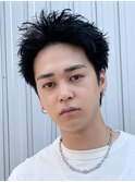 【Lond LOGAN亀井】スパイキーショートにパーマでラフな質感に！
