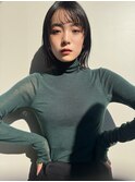 イメチェン 外ハネボブ 美髪 ワイドバング モードボブ 大人ボブ