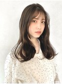 ローレイヤー×ナチュラルブラウン×透明感カラー