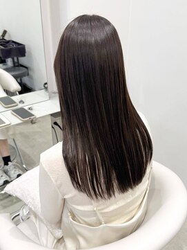 ノエシキカ(noe sikika) くびれヘア/アプリコットオレンジ/ハイライトカラー/栄l51