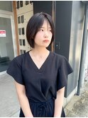 ミニボブ/大人可愛い/20代30代40代/顔周り/竹内哲太