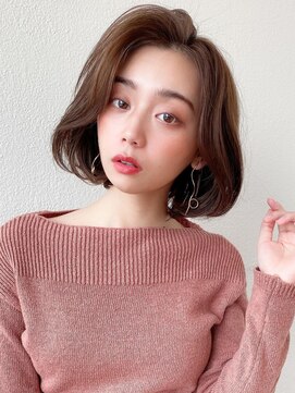 ラルユー 金山(LallYou) 30代40代ぎりぎり結べる切りっぱなしボブ/タッセルカット