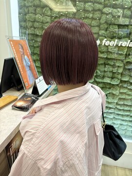 ディーボーイ 健軍店(D-BOY) チェリーカラー/レッドカラー／きりっぱボブ