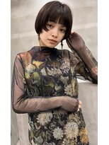 ロンドプロフィール 浦和(Lond profil)&nbsp;顔まわりレイヤー外ハネ韓国風ヘア髪質改善浦和ボブ