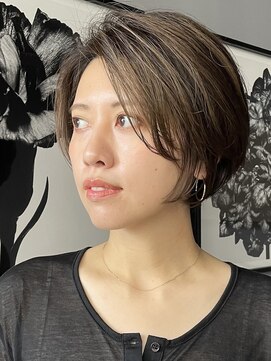 インセプション 銀座(INCEPTION) 丸みショート・ボブ/丸顔/前髪なし/絶壁解消/20代/30代/長め