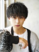MEN'S HAIR BLEACHi 北18条店【12月5日オープン(予定)】 【BLEACHi】ツイスパ無造作マッシュ ツーブロ