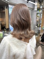 サンク 原宿 表参道(cinq) 表参道オリーブベージュマロンベージュダブルカラーショートボブ