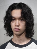 フィフス トウキョウ (fifth TOKYO)&nbsp;渋谷ツイストスパイラルパーマメンズカットメンズミディアムボブ