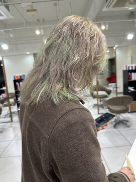 ロベック フジガオカ(LOBEC fujigaoka) グレージュ×ライムグリーン