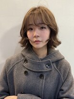 ナループロアポンテ(Nalu pu loa PONTE)&nbsp;ボブ/ボブパーマ/癖毛風パーマ/ブラウンベージュ