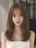 ユーフォリア 青山(Euphoria)&nbsp;大人美人艶カラー小顔カット透明感ロング