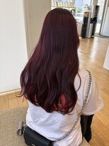 サラビューティーサイト 九大学研都市店(SARA Beauty Sight)&nbsp;ボルドーカラー/ロングスタイル/レディーススタイル