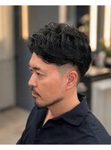 リバースカールパーマ