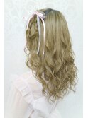 ハーフアップ（ヘアセット）
