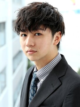 アーロン(aaron) 【MENS】men'sパーマ×ビジネス