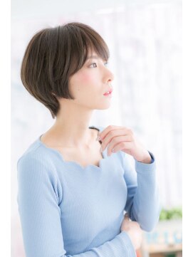 ミック ヘアアンドビューティー 大山店(miq  Hair&Beauty) 前下がり小顔マッシュショートa