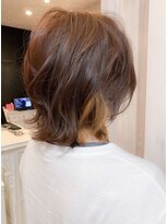 キャアリー(Caary)&nbsp;福山市インナーカラー　大人外ハネウルフ人気キャアリーCaary