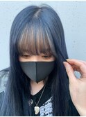 【roijir 表参道】前髪カラー☆ネイビー×ベージュ