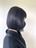 ラミール ヘアー ドレス(lamiell Hair Dress) Aラインボブ/似合わせカット/グレージュカラー/アッシュブラック