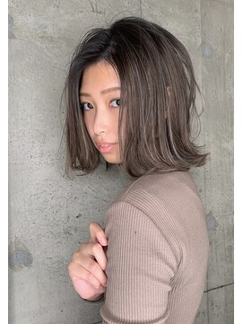 ユアーズヘア 神楽坂店(youres hair) 大人可愛い☆シースルー☆ナチュラル外はねボブ