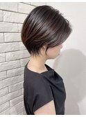 前髪カール/ネオシースルーバング/くびれボブ［銀座］