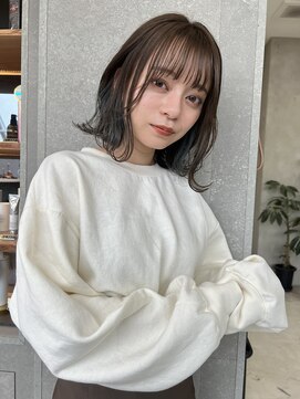 ロンド 表参道店(Lond) 【Lond表参道倉崎涼】インナーカラーが可愛い!くびれボブヘア